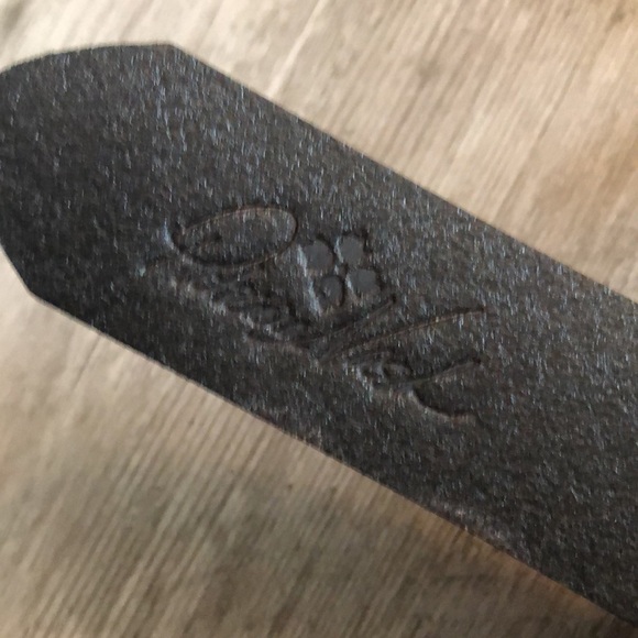 Patricia Nash Vietri Tooled Floral Black Leather Belt Size L NWT - Picture 10 of 16